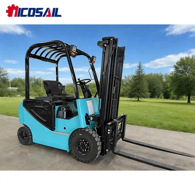 

Заводская цена 1500 кг Полный электрический вилочный погрузчик, индивидуальная высота 3 м для небольших обрабатывающих заводов