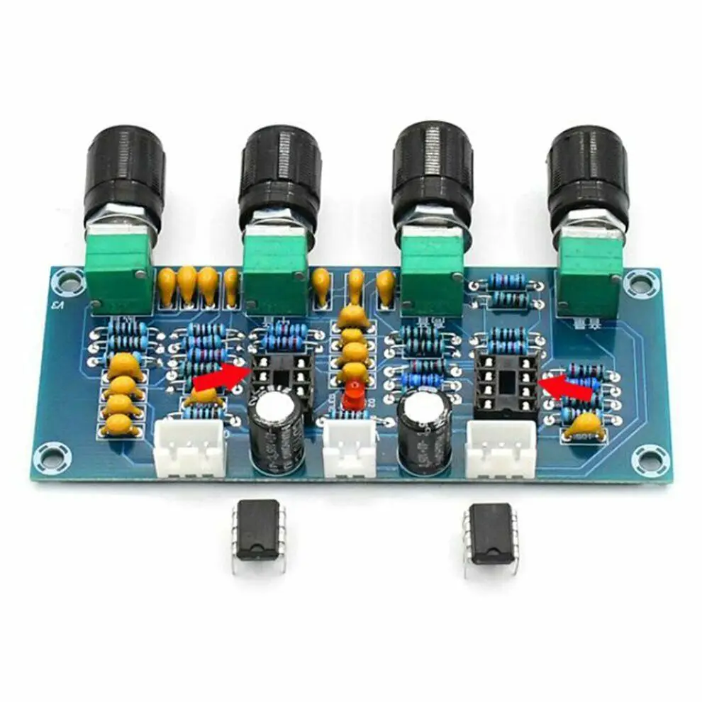 

New!XH-A901 NE5532 Tone Board Preamp Pre-Amp With Treble Bass Pre-Amplifier Board