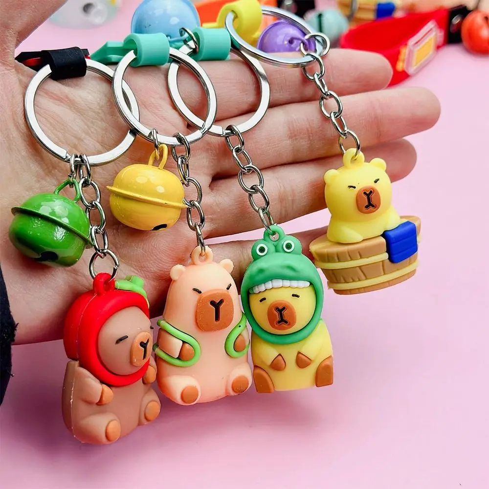 PVC Piccabala Blind Box New Keychain Car Animal Pendant Capybara Keychain Bag Accessories Anime Figures Keychains Pendant