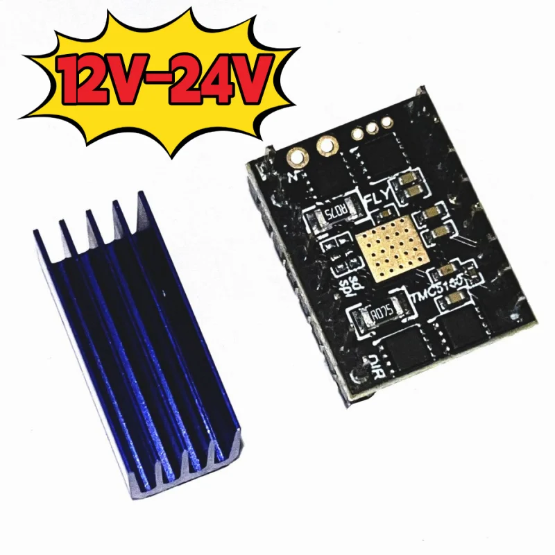

TMC5160 Stepper Motor Driver Module with Integrated Controller, Supports 12V–24V Input, Max Current 4.4A, 256 Microstepping