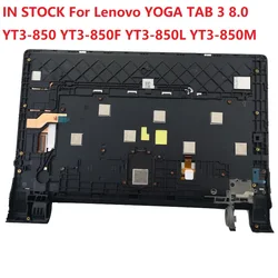 For Lenovo YOGA TAB 3 8.0 YT3-850 YT3-850F YT3-850L YT3-850M LCD screen and Touch Display Digitizer Assembly with frame