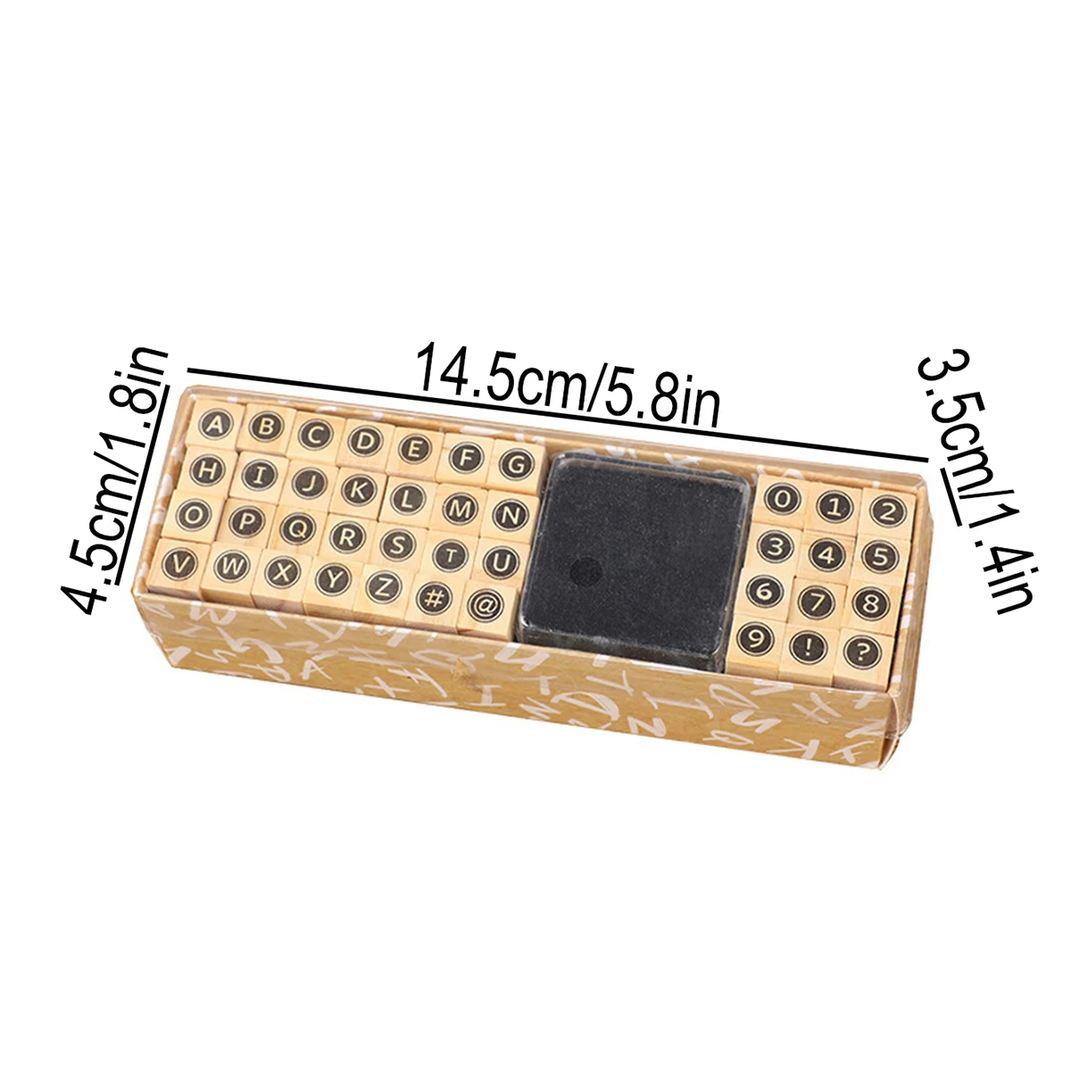 40 قطعة/صندوق، طوابع أرقام إنجليزية كلاسيكية مبتكرة، مناسبة لطوابع التقويم DIY وتزيين المجلات، هدية رائعة #2