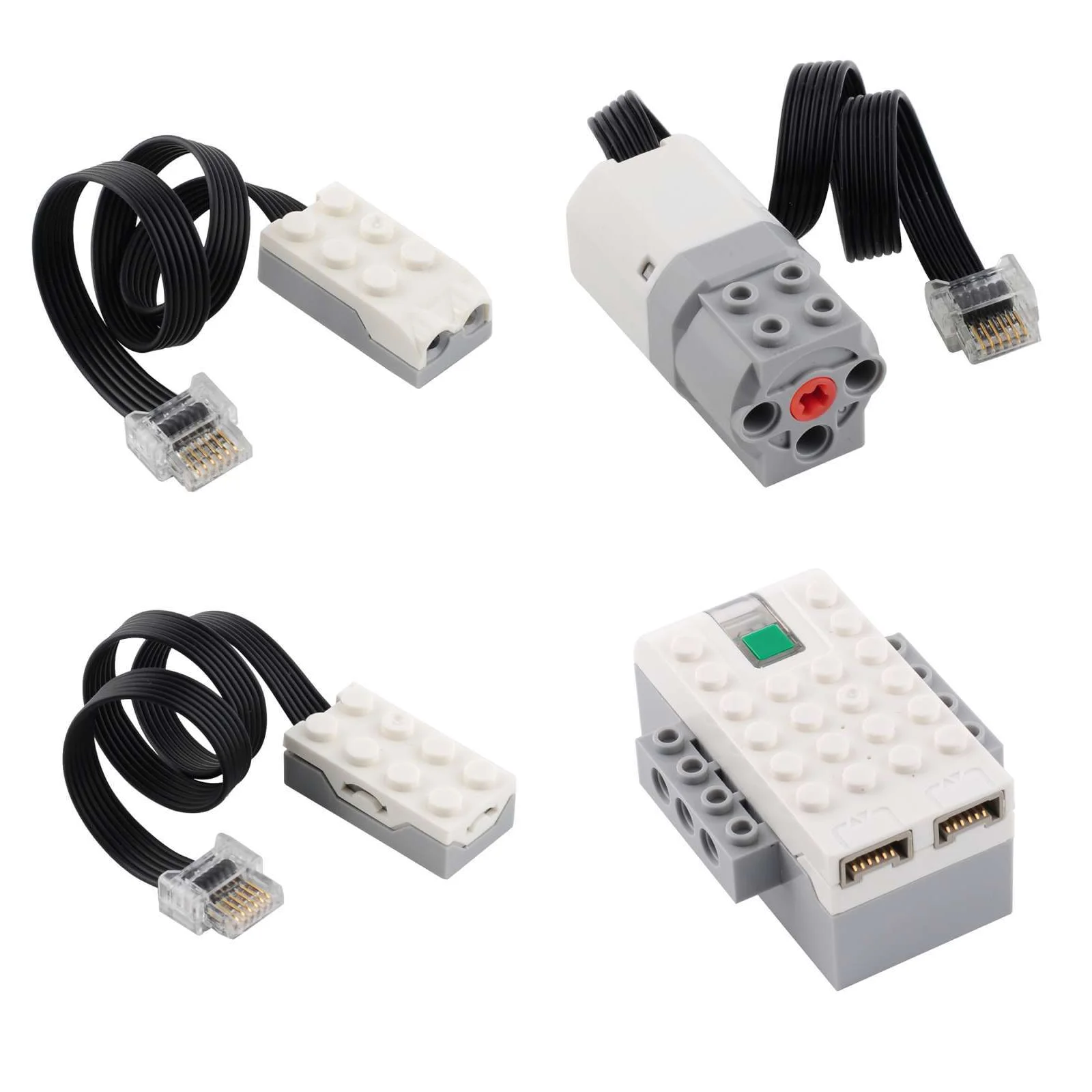 280PCS DIY Programing Robot Electronic Bricks Hub Motor Kit Compatible with Building Blocks We.Do 2.0 45300 Educational Robotics