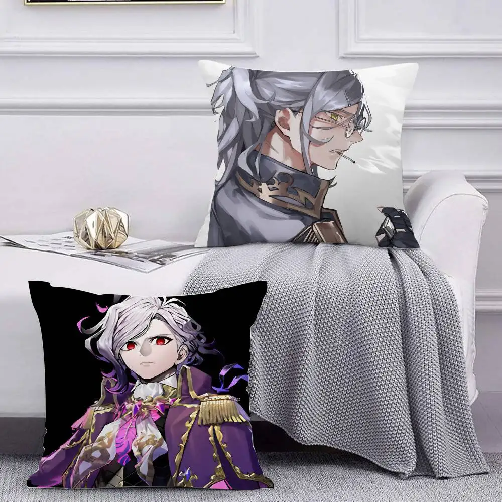 E-Edmond D-Dantes F-Fate Pillow Case Pattern Printed Pillowcase For Living Room Sofa Cushion Cover