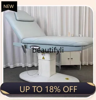 

Z189 Y Automatic professional beauty multi-functional lifting beauty bed embroidery luxury massage bed