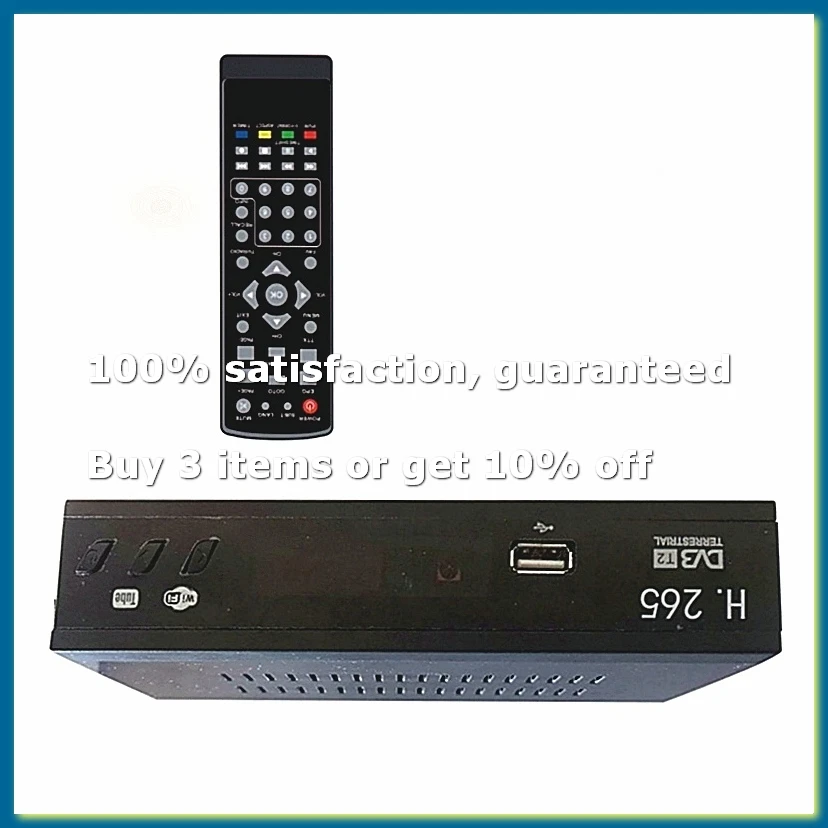 ●DVB T2 HEVC 265 Digital TV Tuner DVB-T2 265 1080P HD Decoder USB Terrestrial TV Receiver EPG Set Top Box,EU Plug