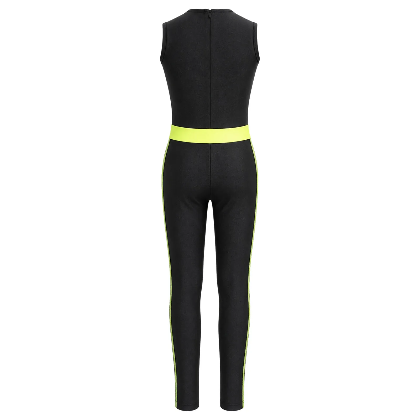 Boys Sleeveless Gymnastics Unitard Kids Full Length Stretchy Leotard Dance Training Jumpsuit Ballet Dance Competition Wear