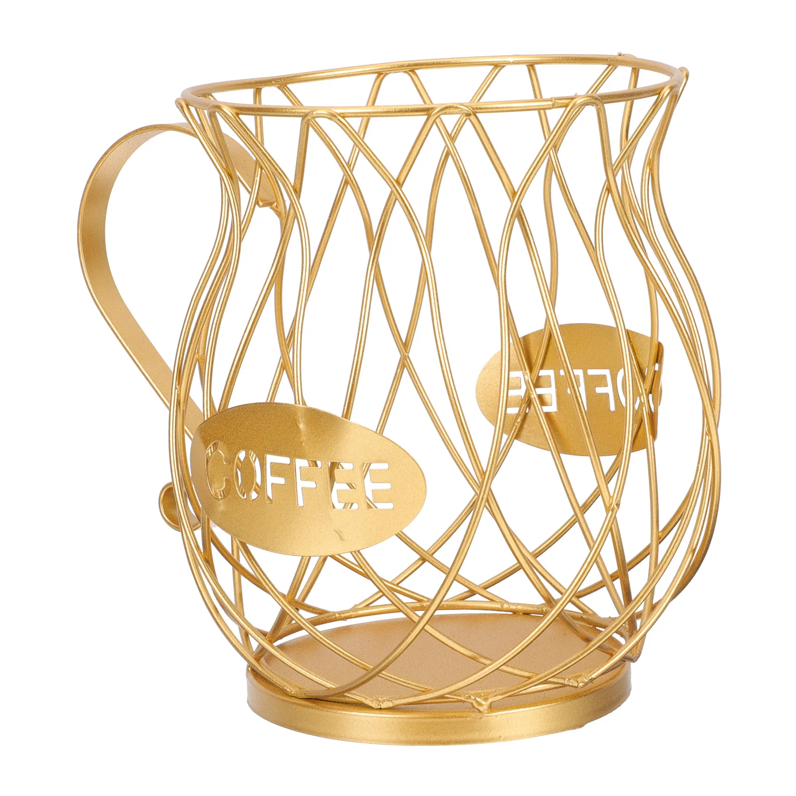 

Iron Art Hollow Basket Portable Metal Fruit Holder Snack Storage Basket Kettle Shaped Hollow Fruit Bowl Storage