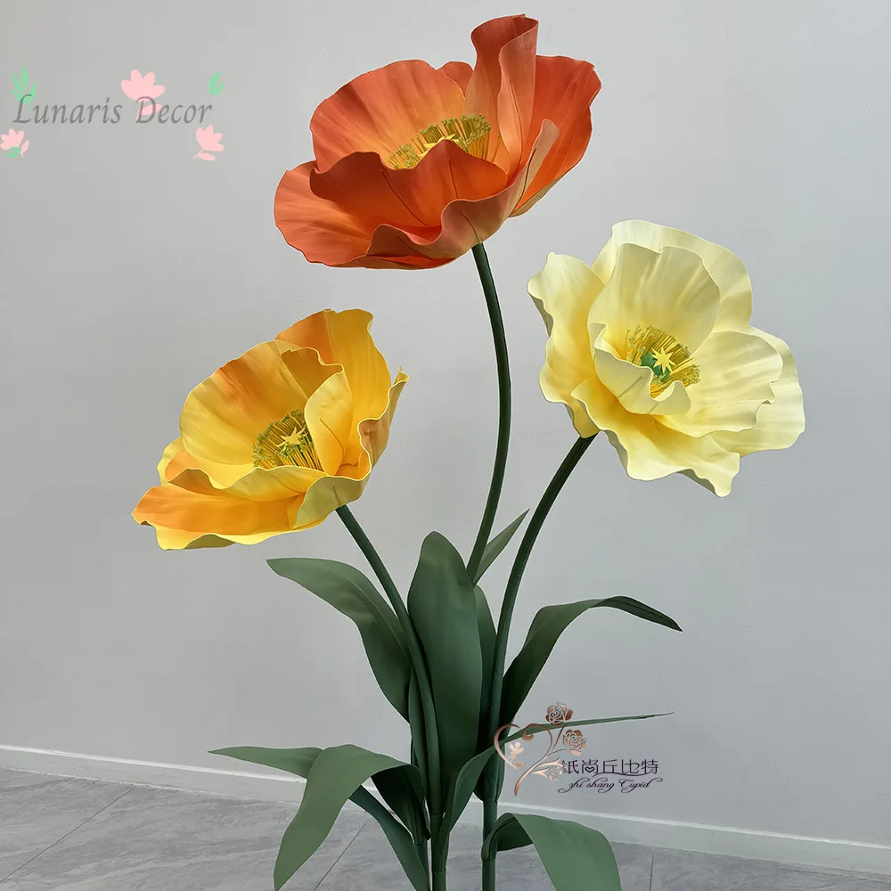 

Giant paper art flowers wedding paper flowers wedding decoration large flowers ev foam paper