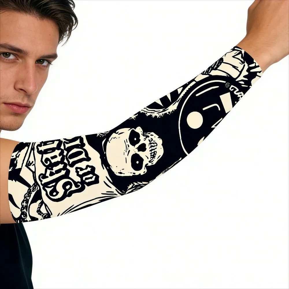 

2 шт. солнцезащитные рукава для татуировок, бесшовные, прохладные, дышащие, для мужчин и женщин