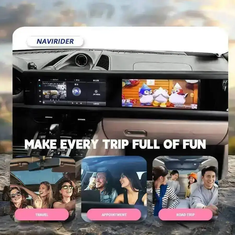 

12.3 Inch+12.3Inch For Porsche Cayenne 2010- 2016 Gear Shift Panel Accessories Car Radio Android Multimedia Video Player Carplay