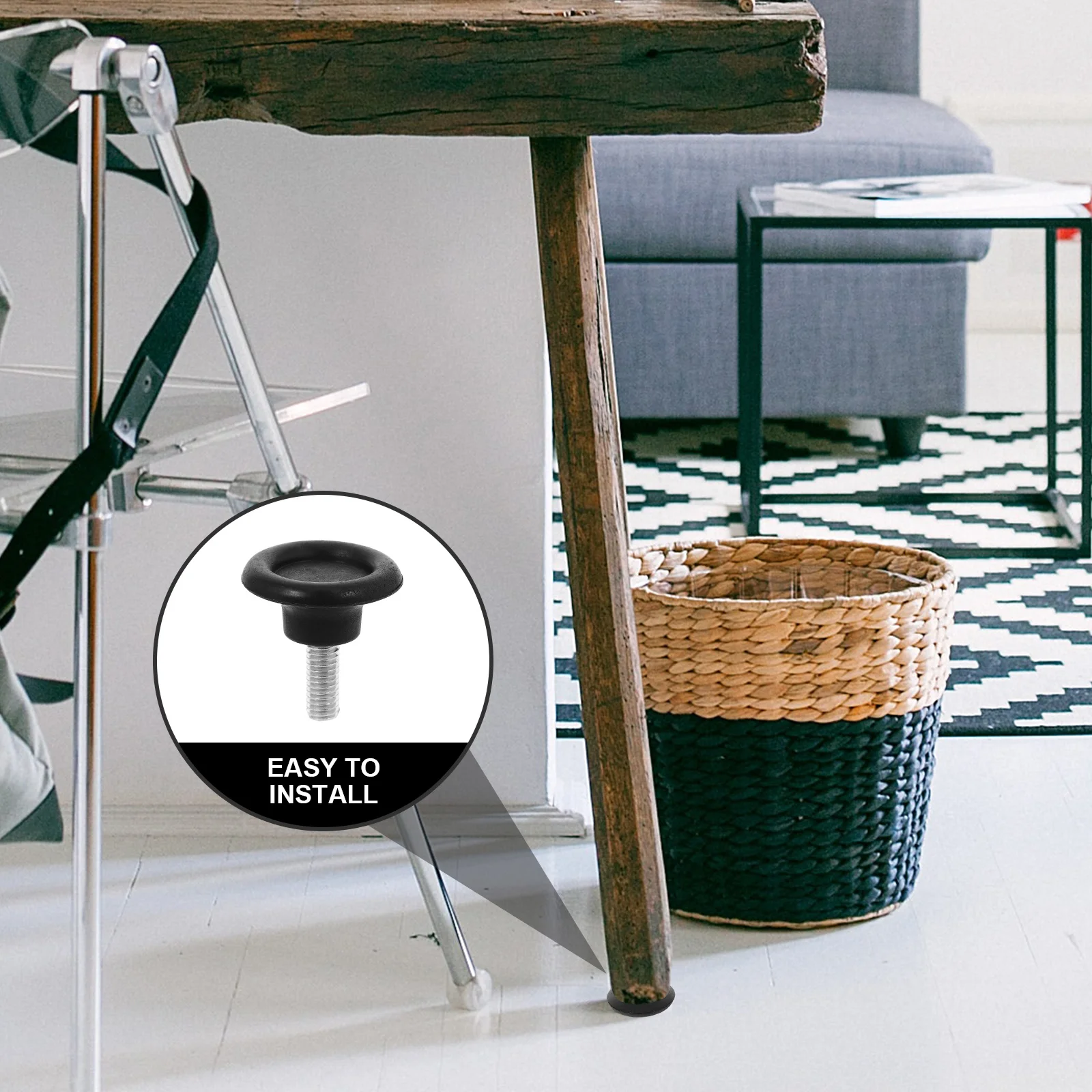 20 個調節可能な家具足レベラーねじ込み式グライドプロテクター椅子テーブルデスクスタビライザーノンスリップヘビーデューティフロア