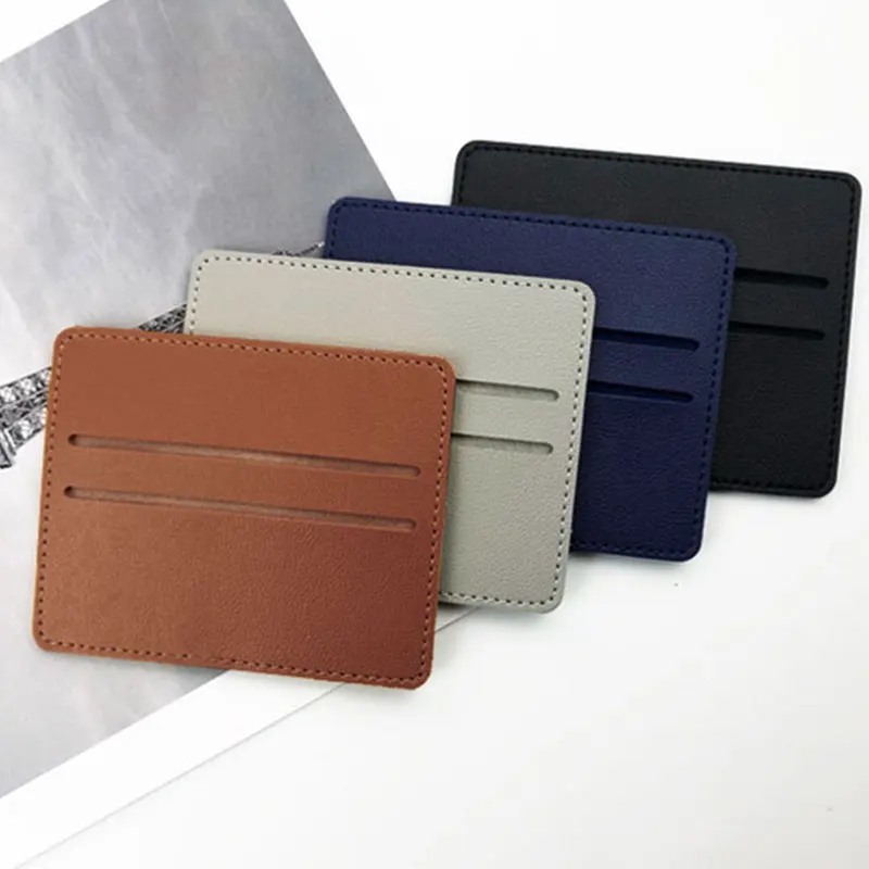 2 Bits Canvas Wallet Card Coin Purse Card Holder Cover Credit Card Organizer Mini Ultra-thin Simplicity Anti Demagnetization