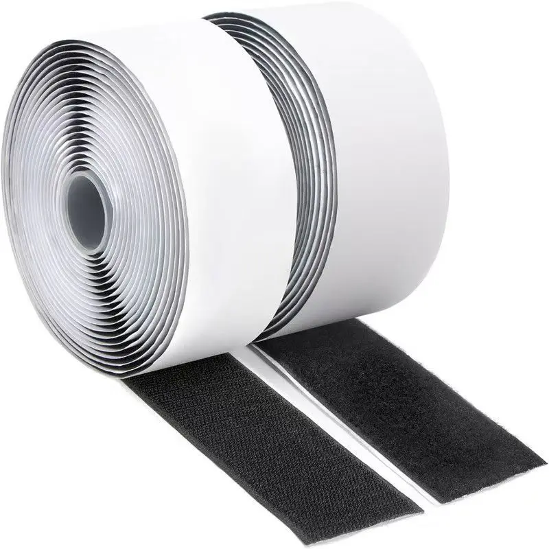 10 m, 2 cm-5 cm breites, selbstklebendes Klettband aus Nylon, Klebeband zum Nähen mit Klebstoff