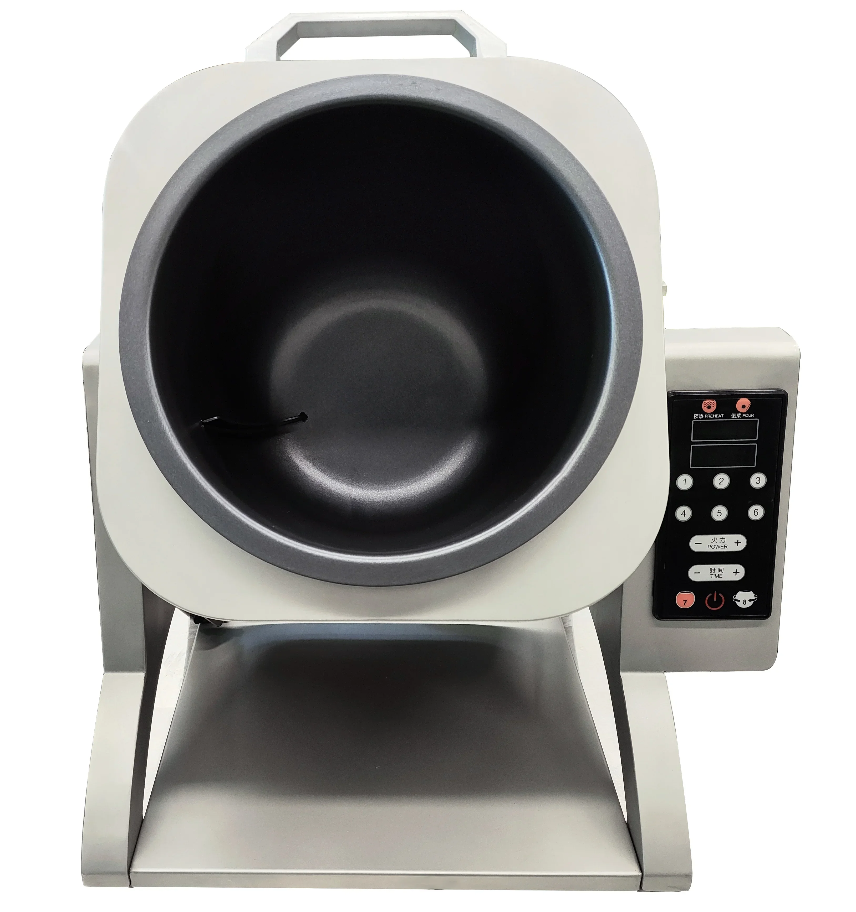 9l Automatic Cooking Machine 3200w Cook Food On Household Stir-fry Home Electric Induction Rotating Wok Pot 220v Rice To Chilli