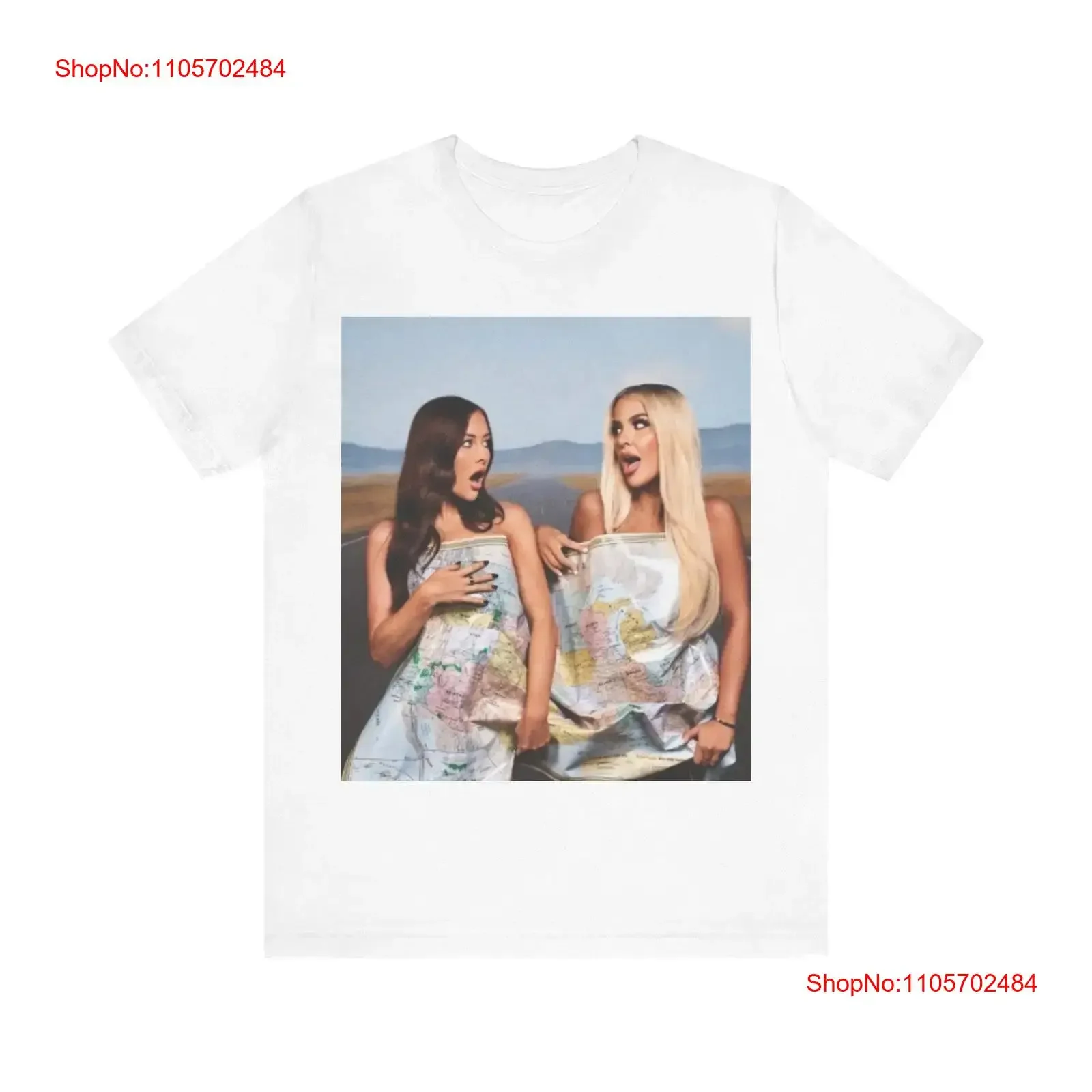 Tana Mongeau and Brooke Schofield T Shirt vintage Washed Casual Soft streetwear Unisex fashion designer clothes Stylish