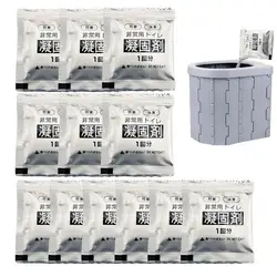 Camping Toilet Powder Liquid Waste Gelling Deodorizing Powder Eco Absorbent Gel Camping Toilet For Travel Portable Toilet