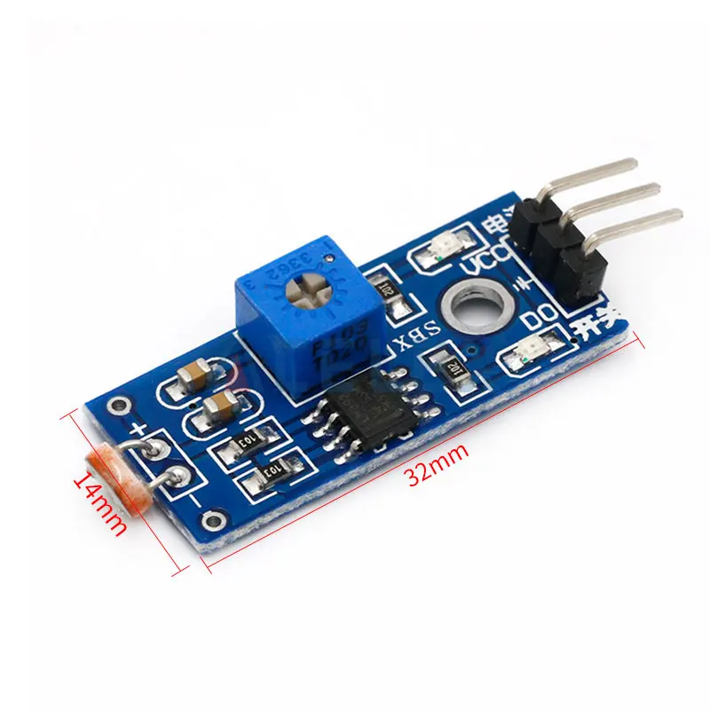 Photosensitive brightness resistance sensor module Light intensity detect New For Arduino