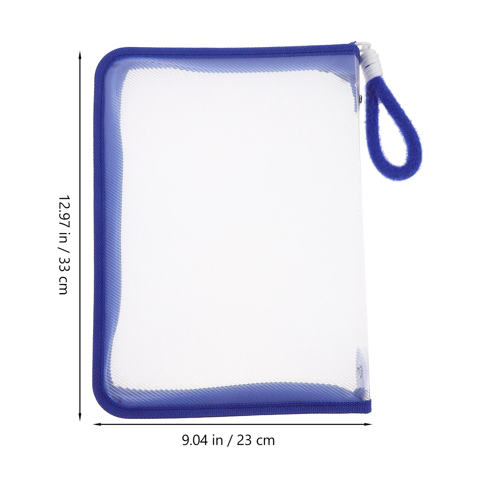Transparent Zipper Pouch Clear Pp Storage Bag For Documents Pens Makeup Toiletries Travel Organizer Pencil Case Portable