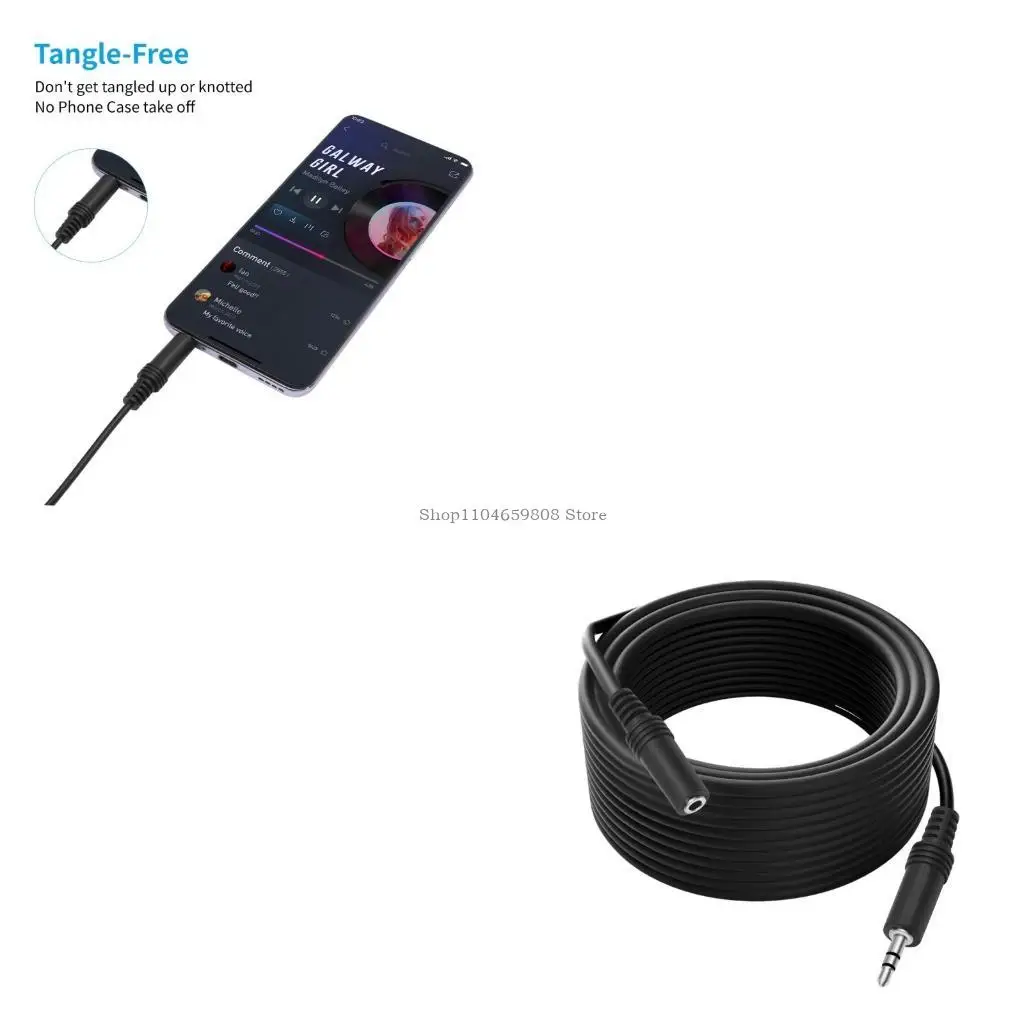 

Universal 3.5mm Male to Female Cable 1/8 TRS Extension Cable for Music Devices