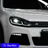 폭스 바겐 골프 6 MK6 2010-2012 업그레이드 골프 7.5 LED 자동차 전조등 어셈블리 자동차 헤드 라이트 프로젝터 이중 렌즈 액세서리 1