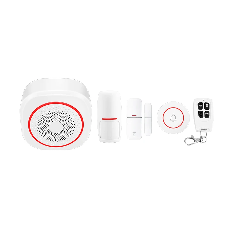

Tuya Smart Home Alarm System+Doorbell 3in1 P2P PIR Motion Detector Door Contact Home Security Alarm Sensor