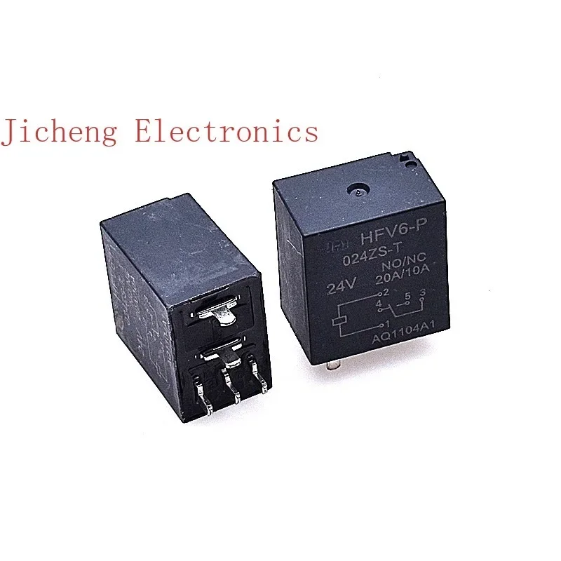 

10PCS New original HFV6-P-012 024 HST ZST 12 24VDC 20A 5 pins, relay