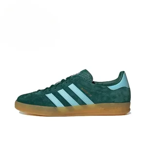 Adidas Gazelle-Low-Top Retro Green Skateboarding-Schuhe für Männer und Frauen, Unisex, Anti-Rutsch, flaches Tennis, Innenraum, Äußere 6 Hauptverkäufe grüne Schuhe - №5