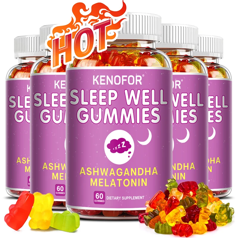 Kenofor Sweet Dream Gummies, supporta il sonno, si dorme rapidamente e rilassa la mente