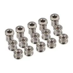 Road Bike 5pcs Crank Nuts Bike Parts Chainwheel Bolts Chainring Disc Plate Nail Dental Disc Nail Screws Crankset Bolts