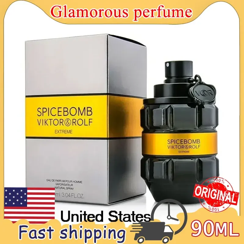 

90 мл Bold Men's Passion Bomm-Perfume 90 мл ароматный спрей Spicy Woody с зелеными и черными вариаторами для долговечных мужских подарков