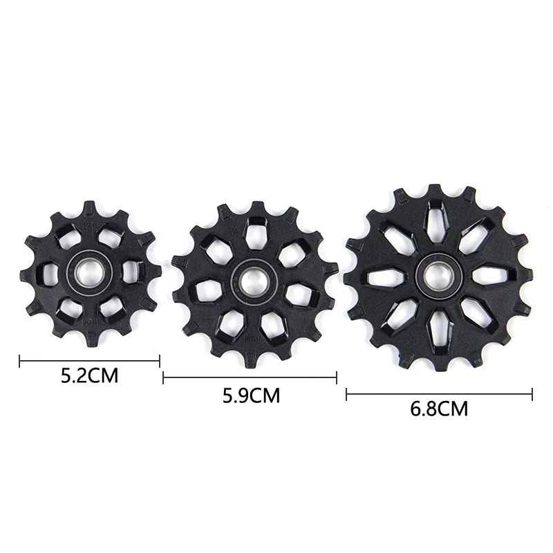 

MTB Road Bike Rear Derailleur Pulley Set Wide And Narrow Tooth Guide Wheel Speed 12T 14T 16T