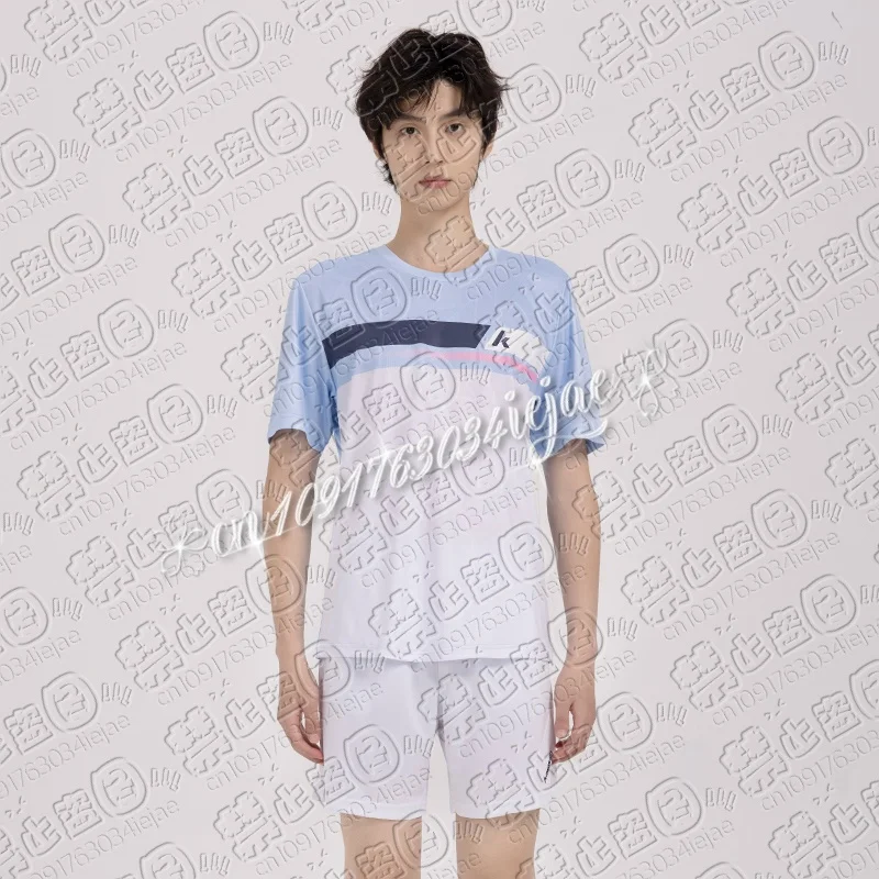 2026 كاواساكي ملابس كرة الريشة قصيرة الأكمام تي شيرت B1970 الرجال والنساء المنافسة التجفيف السريع تنفس