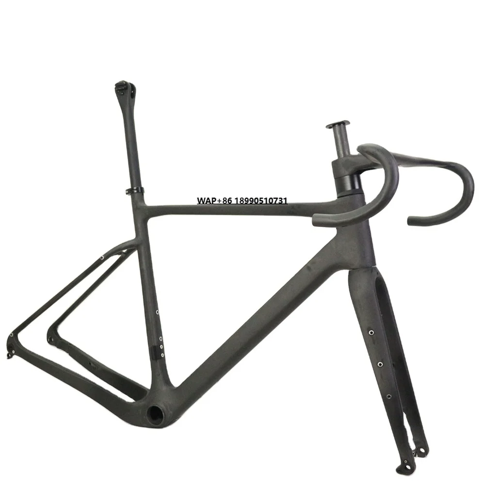 

GF20 Fork Offset 50MM Flat Mount 160-140mm 700*45C Cyclocross Carbon Bike Gravel Bike Frame Carbon