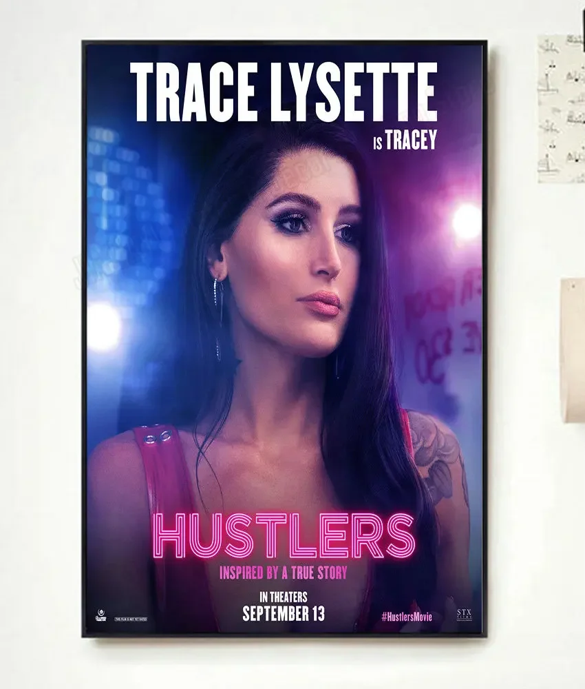 NP085 Hustlers Movie 7 Classic Film Fashion Trend Beautiful Home Art Decor Silk Poster Wall Sticker Deco Gift
