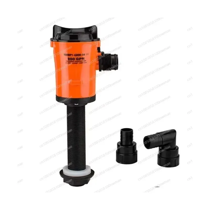 12V DC 800GPH Submersible Water Pump Oxygen Circulation Pump for Bait Tank Marine Boat Aquarium view 4