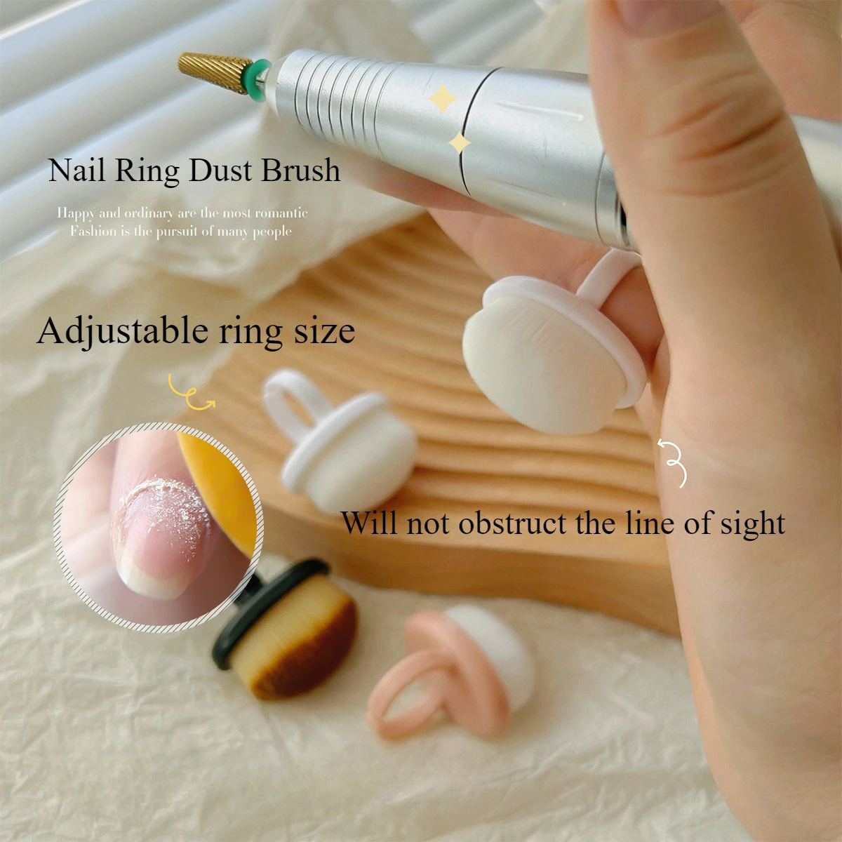 Nails Art Brush Remove Gel Polish Powder Cleaning Tool Beauty Makeup Brushes Manicure Accessories Professional Nail Dust Brush