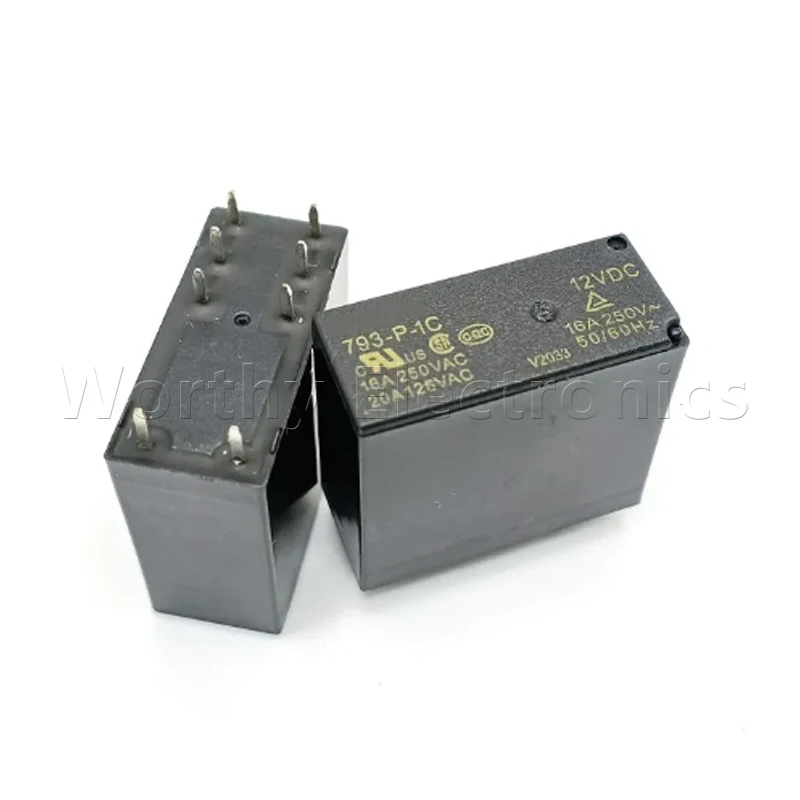 

Free shipping 10pcs/lot relay 12VDC 16A 8PIN 793-P-1C-12VDC