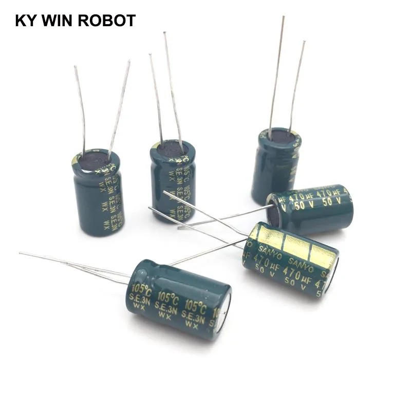 10 Stück Elektrolytkondensatoren 470UF 50V 10x16mm 105C Radial Hochfrequenz-Niedrigwiderstands-Elektrolytkondensator – Detail 4