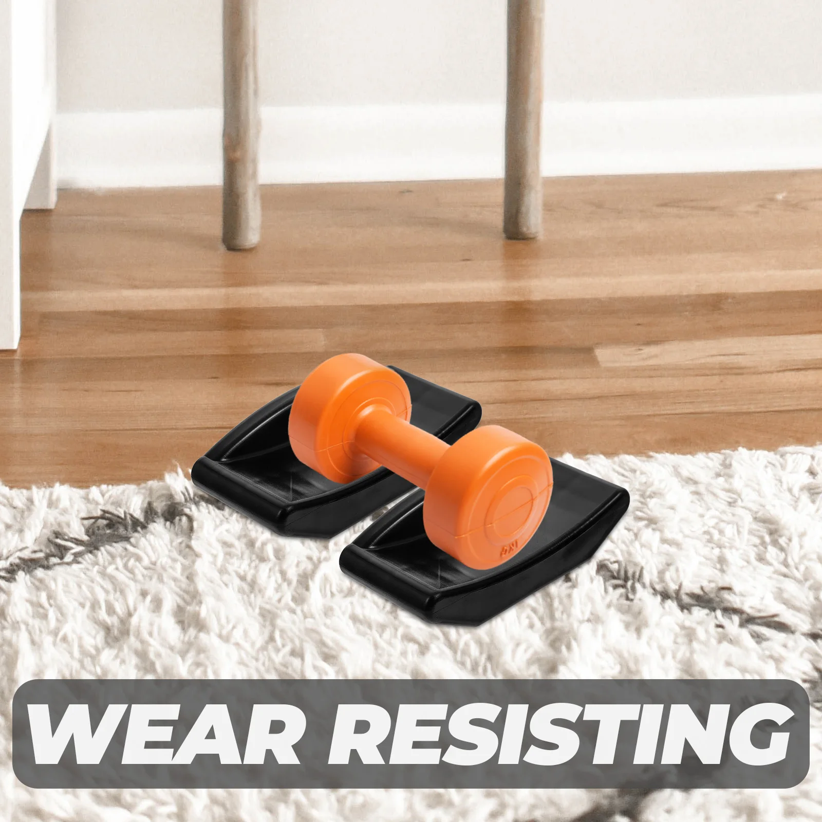 

4pcs Dumbbell Rack Heavy Duty Fitness Supply Non-Slip Weight Storage Stand For Home Gym Barbell Organizer Wear-Resistant