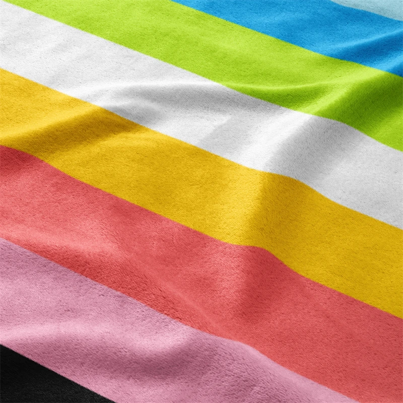 Aertemisi Queer Flag Pride Rainbow LGBT Pet Blanket for Small Medium Large Dog Cat Puppy Kitten Couch Sofa Bed