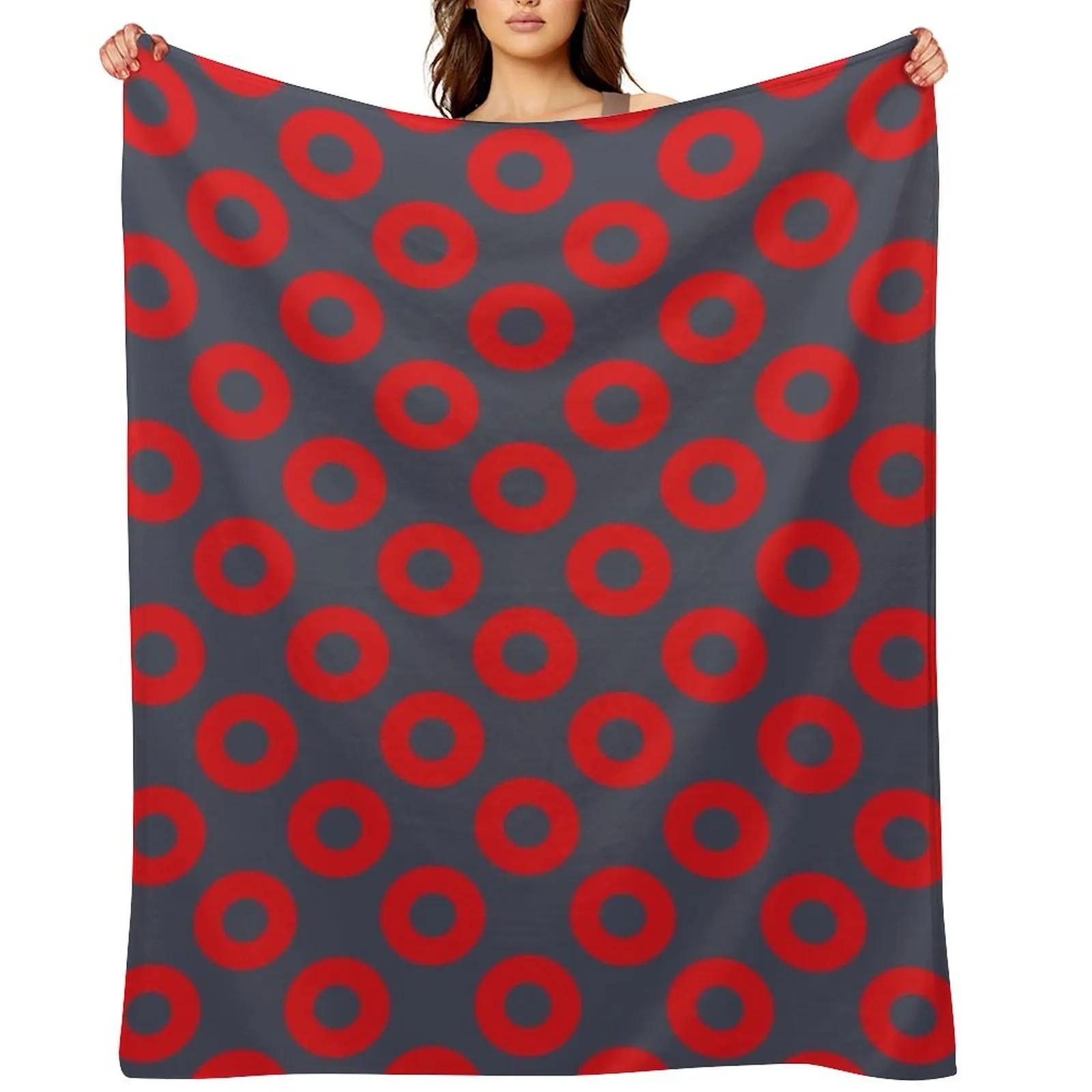 Henrietta (Fishman) Donut Throw Blanket Loose Luxury Brand Beach Soft Big Blankets
