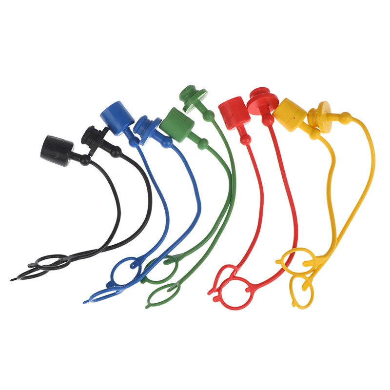 1/5Pairs 1/2 ISO-A Hydraulic Quick Coupler Male Dust Cap Female Plug Cover Hydraulic Quick Disconnect Coupler Fitting