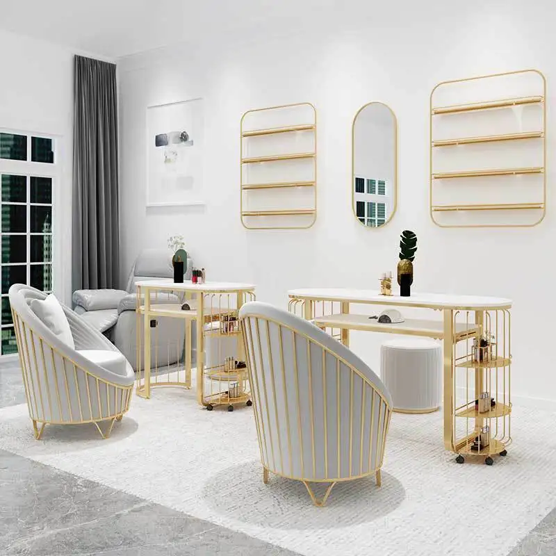 Light luxury store simple dining chair cafe milk tea shop Internet celebrity negotiation leisure lazy  nail salon chair