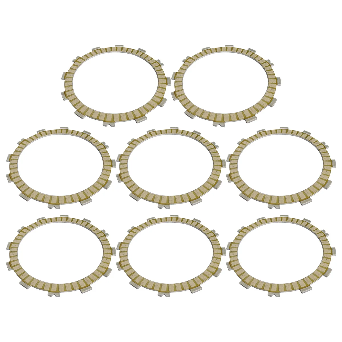 8Pc Motorcycle Friction Clutch Plates For Kawasaki VN800 Vulcan 800 95-06 KX250 92-08 ZX900 GPZ900R 84-86 Ninja ZX9R ZX-9R 94-97