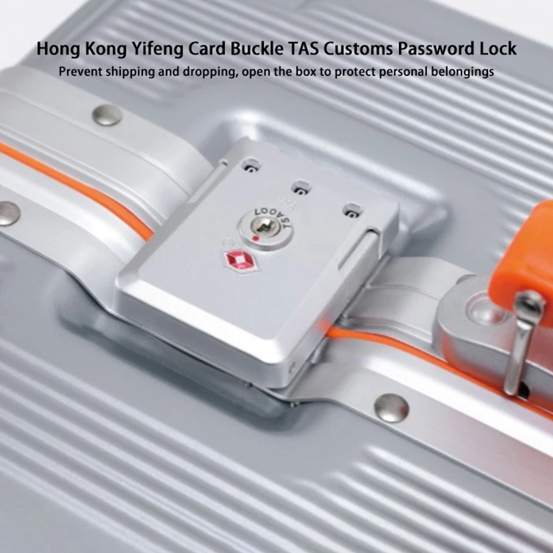 حقيبة أمتعة بإطار من الألومنيوم مقاس 20/24/26/28 بوصة مع مقبض تلسكوبي واسع وتصميم فصل رطب وجاف للرحلة #4