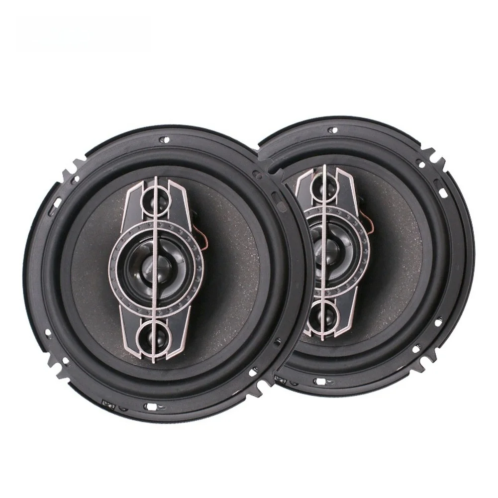 For Car Music Enhancement 6 Inch Car Speaker Integrated Tweeter Design Balanced Audio Output Dynamic Sound Performance