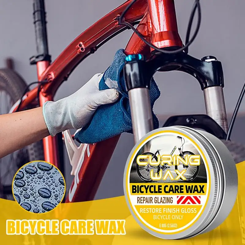 Bicycle Maintenance Wax Anti-Dirt Mountain Bike Lubricant Car Body Scratch Paint Polishing Solid Wax Bicycle Refurbished Wax