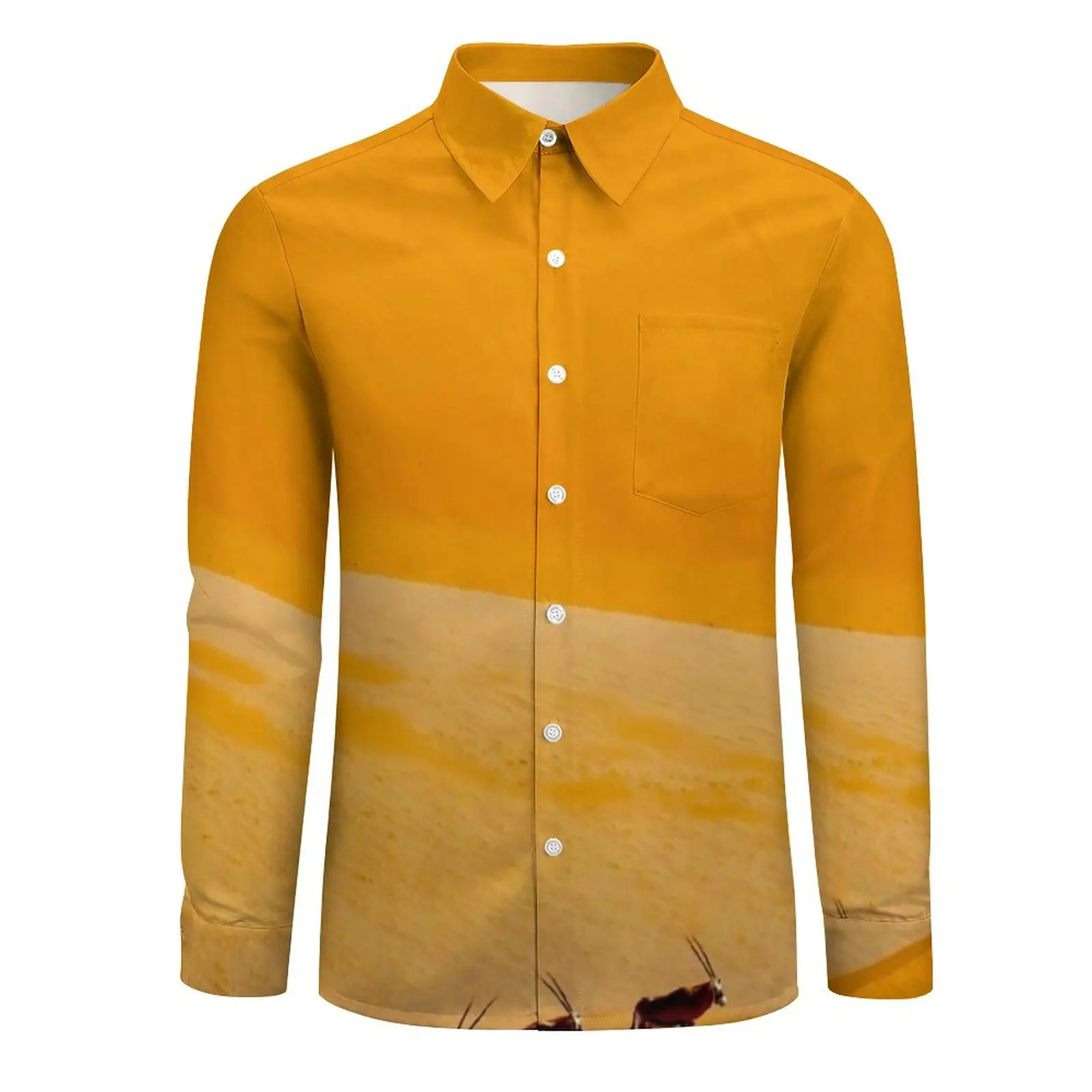 Namib Namibia Desert Shirt South Africa Casual Shirts Long Sleeve Custom Street Style Blouses Autumn Vintage Oversize Tops