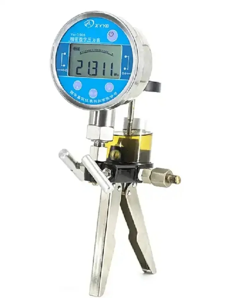 250Bar Manual Pressure Test Digital Portable Manual Hydraulic Calibrator Pump